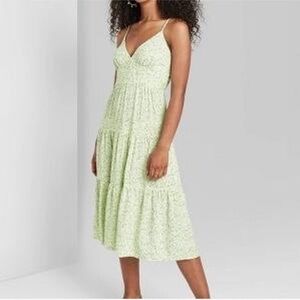 Wild Fable Light Green Maxi Dress